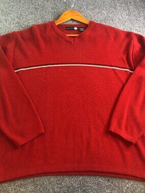 Vintage Y2K XG Extreme Gear Sweatshirt Men XL Red Boxy Stripe Skate Surfer